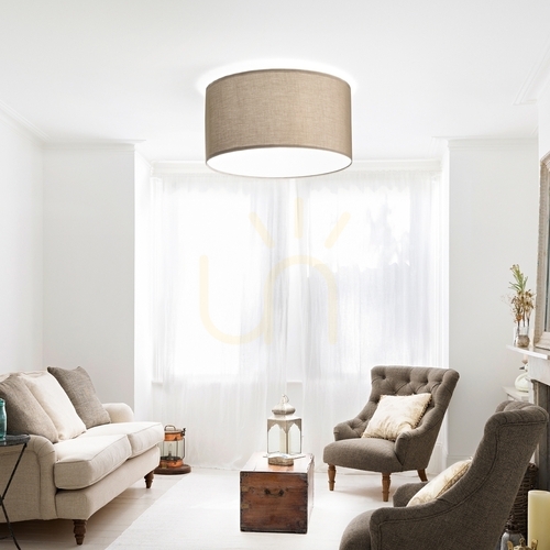 Jelölje be Lámpabúra Ideallux SET UP Cilindro D45 tortora szövet 304625