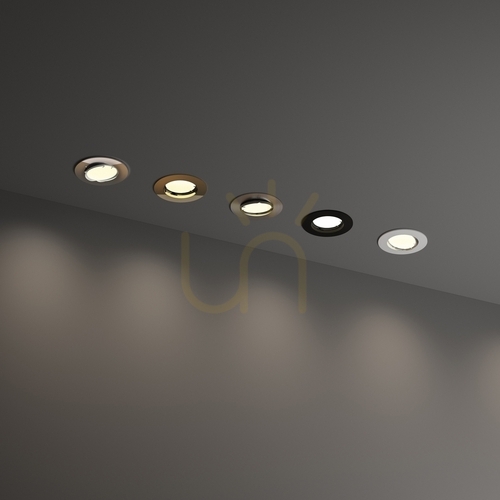 Jelölje be Süllyesztett lámpatest Ideallux Swing fekete GU10 1x28W 82 mm 243825