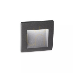Süllyesztett lámpatest Ideallux WIRE 255521 antracit LED 1,5W D09 small 1