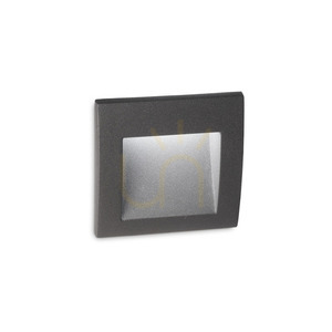 Süllyesztett lámpatest Ideallux WIRE 255521 antracit LED 1,5W D09 small 0