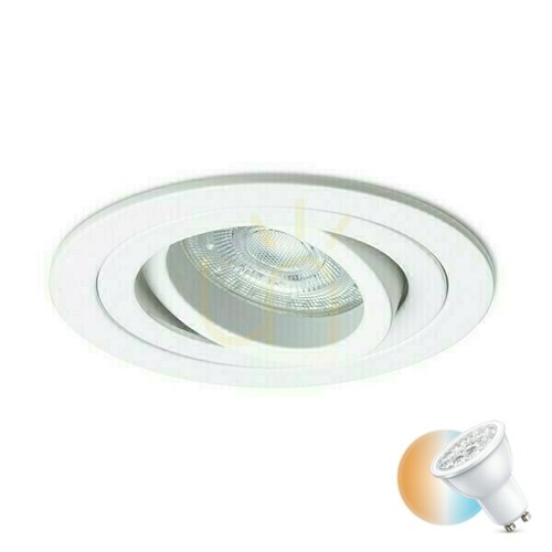 Jelölje be Pasadena Gu10 R White 230 V Led 7 W süllyesztett lámpatest.