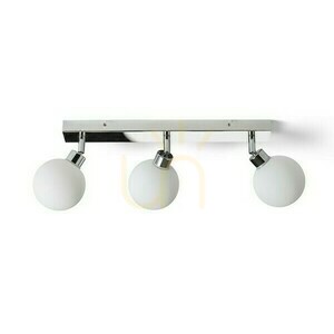Fali lámpa Bolly Iii felszíni opálüveg/króm 230 V Led G9 3x3 W Ip44 small 0