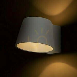 Fali lámpa Benita gipsz fali lámpa 230 V Led E14 7 W. small 3