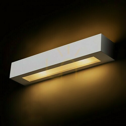 Jelölje be Fali lámpa Rolo 45 gipsz fali lámpa 230 V Led E14 2x11 W.