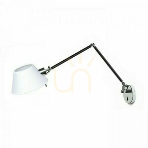 Fali lámpa Montana fali lámpa Fehér/fekete króm 230 V Led E27 11 W. small 1