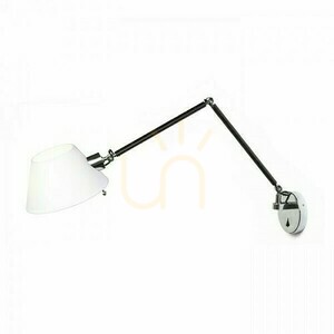 Fali lámpa Montana fali lámpa Fehér/fekete króm 230 V Led E27 11 W. small 3