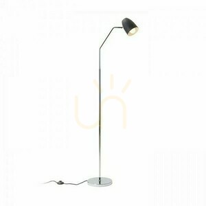 Rendl PRAGMA állólámpa fekete-króm, E27, 11 W, R12989 small 0