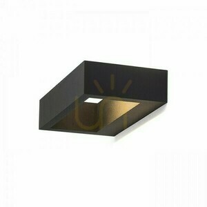 Neman fali lámpa Fekete 230 V Led 10 W 3000 K small 3