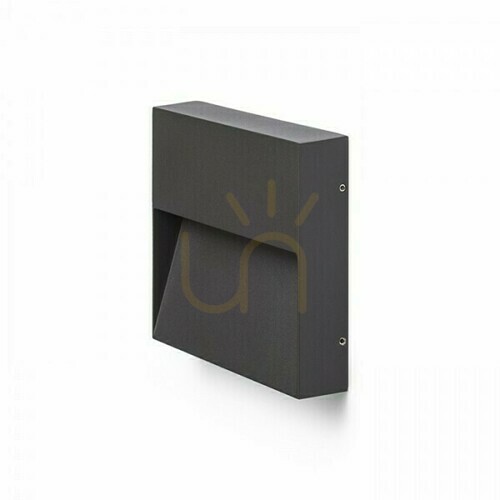 Jelölje be Fali lámpa Aqila Sq fali lámpa Anthracite 230 V Led 6 W Ip54 3000 K