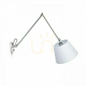 Fali lámpa Ashley fali lámpa Fehér króm 230 V Led E27 15 W. small 0