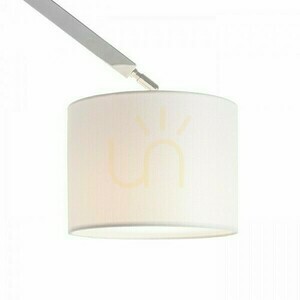 Fali lámpa RENDL MADISON W R12480 csuklós karral, Ø 25 cm fehér búra, króm, 1xE27 max. 15W, 86,5 cm kinyúlás small 1