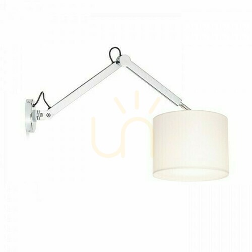 Jelölje be Fali lámpa RENDL MADISON W R12480 csuklós karral, Ø 25 cm fehér búra, króm, 1xE27 max. 15W, 86,5 cm kinyúlás