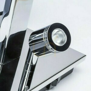 Rendl PLAZA fali lámpa LED olvasólámpával, fehér/króm, E27 + 3 W LED, R11982 small 3