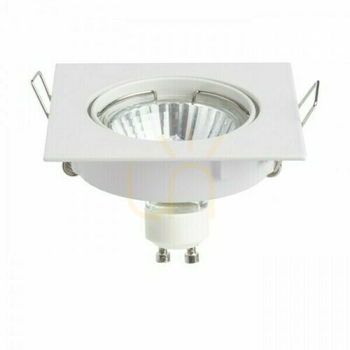 Jelölje be Süllyesztett mennyezeti lámpatest Topic Sq Directional White Matte 230 V Gu10 50 W.