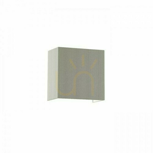 Jelölje be Rendl LOPE W 25/14 fali lámpa, világosszürke chintz ernyő / fehér PVC, E27, 15 W