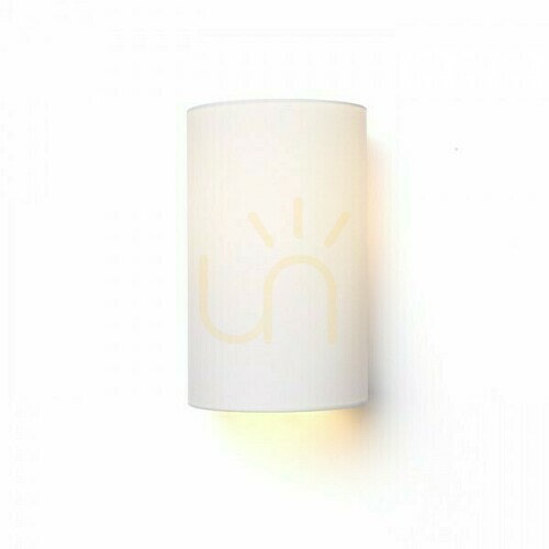 Jelölje be Fali lámpa Ron W 15/25 fal Polycotton Fehér/Fehér Pcv 230 V Led E27 15