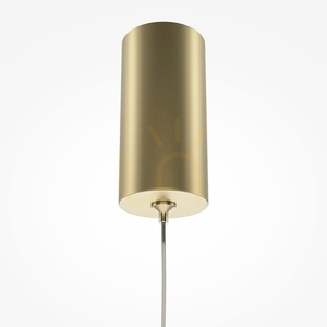 Maytoni PRO EXTRA MOD160PL-L6G4K1 függőlámpa, 80 cm cső Ø 3 cm, LED 6 W 500 lm 4000K CRI 90, arany small 5
