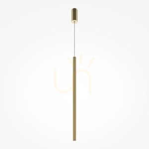 Maytoni PRO EXTRA MOD160PL-L6G4K1 függőlámpa, 80 cm cső Ø 3 cm, LED 6 W 500 lm 4000K CRI 90, arany small 0