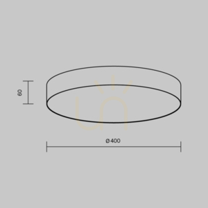Plafond ZON C032CL-45W3K-RD-MG Maytoni small 7