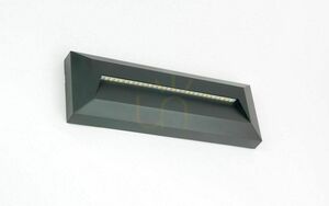 Kültéri fali lámpa SU-MA MUR PC 2502C DG sötét hamu 3W LED 2 Kültéri fali lámpa SU-MA MUR PC 2502C DG sötét hamu 3W LED small 2
