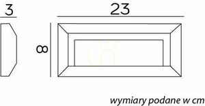 Kültéri fali lámpa SU-MA MUR PC 2502C DG sötét hamu 3W LED 3 Kültéri fali lámpa SU-MA MUR PC 2502C DG sötét hamu 3W LED small 3