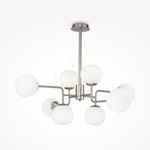 Nikkel Maytoni ERICH MOD221-PL-08-N függőlámpa 8×E14 max. 40 W 97 cm small 0