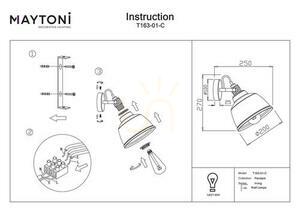 IRVING fali lámpa T163-01-C Maytoni small 3