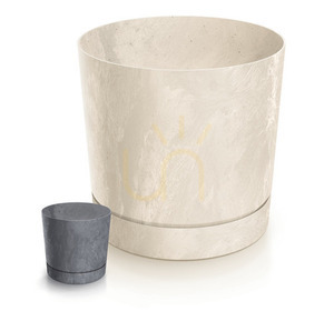 TUBO P BETON EFFECT fagyálló virágcserép - beton 14,5 L 2 TUBO P BETON EFFECT fagyálló virágcserép - beton 14,5 L small 2