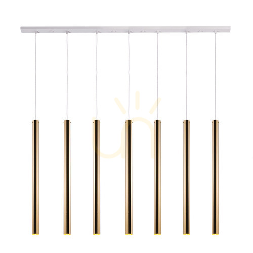 Jelölje be Függőlámpa Antigo Akadi 7 LED MR11 polírozott sárgaréz-fehér 140 cm 8890