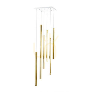 Függőlámpa Antigo Akadi 8 LED MR11 polírozott sárgaréz-fehér 40 cm 8892 small 0