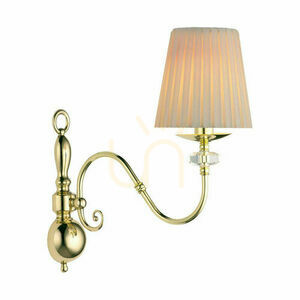 Fali lámpa Antigo Lilosa 1 E14 polírozott sárgaréz 41 cm 8395 small 0