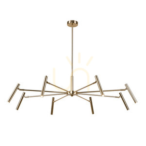 Függőlámpa Antigo Livo 8 G9 polírozott sárgaréz 96 cm 8394 small 0