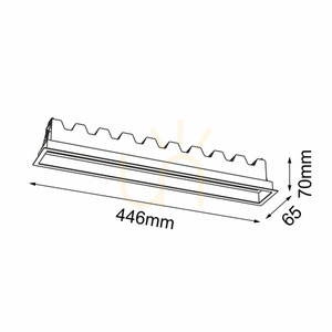 Süllyesztett LED lámpatest Antigo A-Glare 15 fehér 3000K 2400 lm 3056 1 Süllyesztett LED lámpatest Antigo A-Glare 15 fehér 3000K 2400 lm 3056 small 1