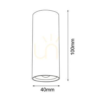 Mennyezeti lámpa Antigo Point 40 fehér MR11 LED 100 mm 1251 small 1