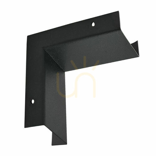 Jelölje be Fal-mennyezeti sarok síncsatlakozó Antigo Line Move fekete acél 10x10 cm 1068