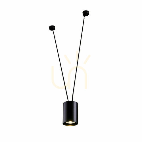 Jelölje be Függőlámpa Antigo VIWIN 1 fekete acél LED ES111 100 cm 9020