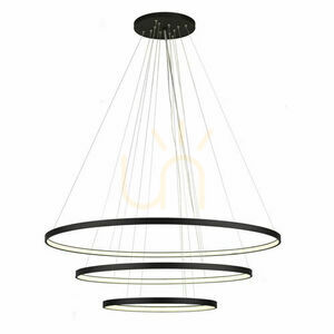 Függőlámpa Antigo Agari Multi 3 fekete LED 117 cm 6 fényforrás 5430 small 0