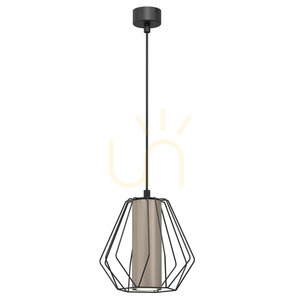 Függőlámpa Antigo Alkaza fekete platina GU10 59 cm 5023 small 0