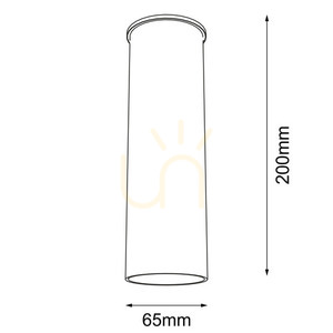 Mennyezeti lámpa Antigo Arida fehér GU10 alumínium 20 cm 7009 small 1