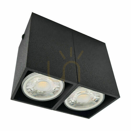 Jelölje be Plafonlámpa Antigo Doha 2 fekete acél MR11 LED 80 mm 1096