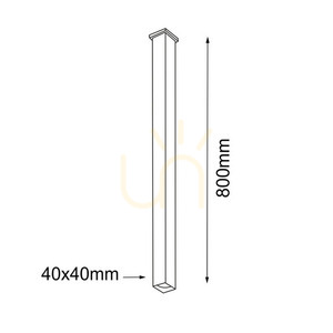 Mennyezeti lámpa Antigo Doha fekete 80 cm MR11 LED 8076 small 1