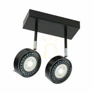 Spotlámpa Antigo Fussa 2 fekete 2xES111 2219 small 0