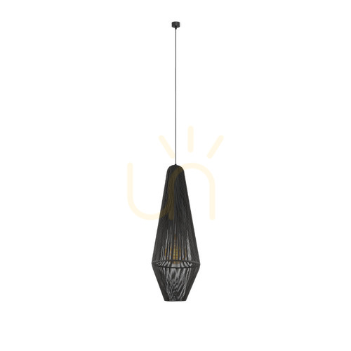 Jelölje be Függőlámpa Antigo Hagata szürke acél/pamut E27 30 cm 5126