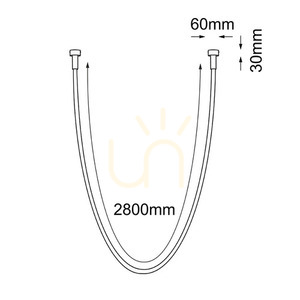 Függőlámpa Antigo Hebi fekete LED szalag 3000K 286 cm acél 3020 small 1