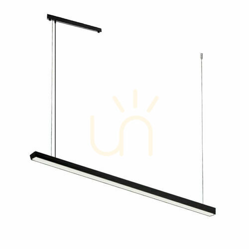 Jelölje be Függőlámpa Antigo Hiate Line fekete LED 150 cm 4000K 1854