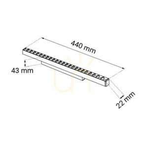 Spotlámpa Antigo Komatsu Dot mágneses sínre fekete 44 cm 6566 small 1