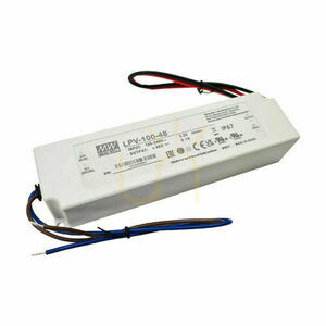 Antigo Komatsu 6581 tápegység mágneses sínhez, 100 W / 48 V DC, falon kívüli, 190 x 50 x 37 mm small 0
