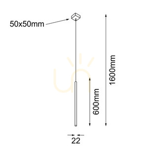 Függőlámpa Antigo Kosame fekete G9 LED 160 cm 7844 small 1
