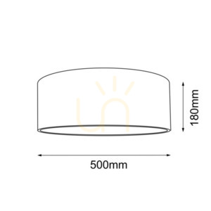 Mennyezeti lámpa Antigo Lamego juta 50 cm E27 1088 small 1