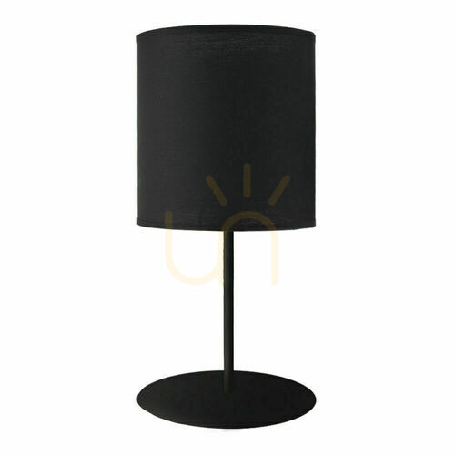 Jelölje be Asztali lámpa Antigo Lamego G fekete szövet-acél 40 cm E27 LED